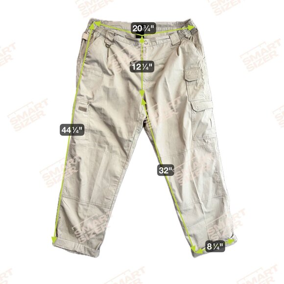 5.11 Tactical Taclite‎ Pro Mens Beige Cargo Pants 44x36 Ripstop Durable Outdoor - Picture 2 of 8